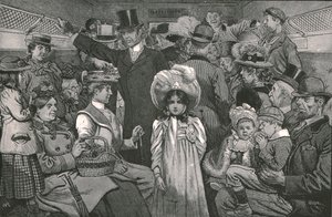 Taç giyme törenini görmeye geliyor, 1902. by William Ralston