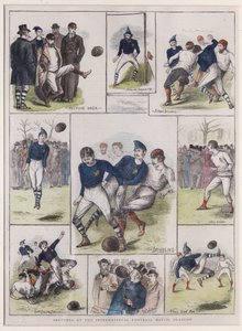 Uluslararası Futbol Maçında Eskizler, Glasgow, 1872