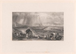 Rouen - Uzaktan Görünüm by William Richardson