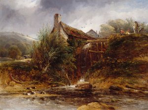 Eski Su Değirmeni, Kuzey Galler, 1830-1860. by William Roberts