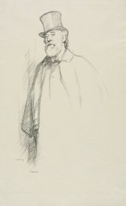 Alphonse Legros, 1897. by William Rothenstein