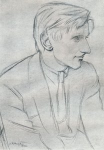 Edmund Charles Blunden 1896-1974 by William Rothenstein