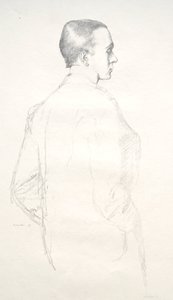 Max Beerbohm, 1898. by William Rothenstein
