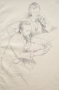 Ricketts ve Shannon by William Rothenstein