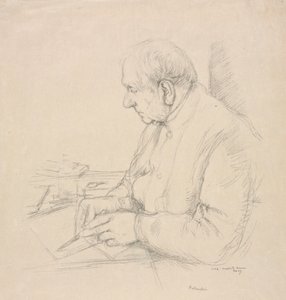 Sir Francis Seymour Haden, 1897. by William Rothenstein