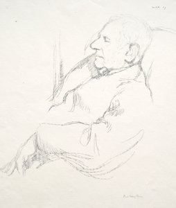 Sir Francis Seymour Haden Uykuda, 1897. by William Rothenstein