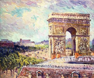 Arc de Triomphe, c.1912 (gemideki yağ)