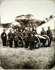 Çinli askerler, c.1875 (albüm baskısı)