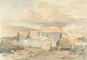 Dover'da Manastır by William Sawrey Gilpin