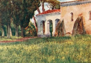 S Cassien, Cannes yakınlarında (renkli lito) by William Scott