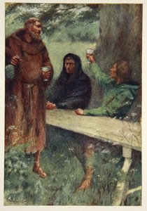 Robin Hood ve Kara Keşiş, M.I. Ebbut, 1910