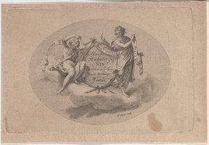 William Sharp için Ticaret Kartı, Engraver, 19. yüzyıl. by William Sharp