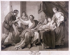 Büyük Alfred somununu hacı ile paylaşıyor, 1782 by William Sharpe
