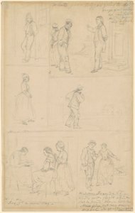 Figür Grupları Çalışmaları by William Sidney Mount