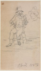 Fiddling Dilenci by William Sidney Mount