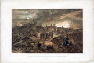 Kırım Savaşı (1853-1856): Sivastopol (Ukrayna) kuşatmasının bir bölümü, Malakoff kulesini aldıktan sonra harabeler arasında Fransız birlikleri, 8 Eylül 1855 (8 Eylül 1855