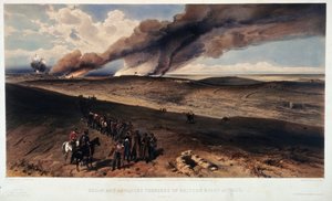 Redan ve İngiliz siperleri by William Crimea Simpson