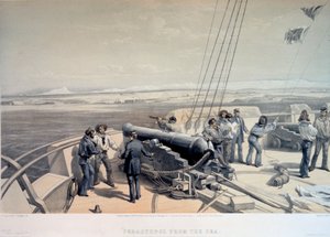 Sivastopol'un denizden görünümü, 1855.