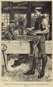 In his tall stalwartness Adam Bede was a Saxon, and justified his name  by William Small