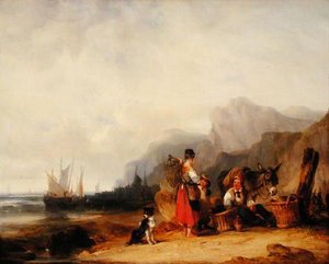 Karides Balıkçıları, 1835 dolayları (tuval üzerine yağlı boya)