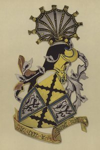Sir Hugh Burnell, lord Burnell, 1406-1420 (kromolitho) by William St John Hope