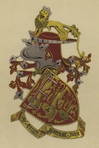Sir John Mowbray, Norfolk Dükü ve Mareşal Kont, 1421-1432 (chromolitho) by William St John Hope