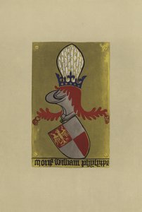 Sir William Phelip, lord Bardolf, c 1418-1441 (kromolitho) by William St John Hope