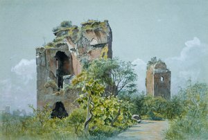 Trajan Banyoları Sette Sale, Villa Brancaccio, Roma, yak. 1882.