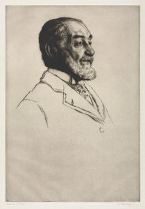 Frederick Harrison, 1914. by William Strang