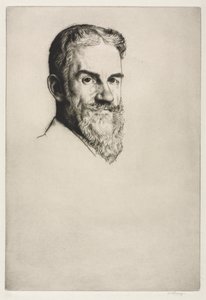 George Bernard Shaw, 1907. by William Strang