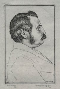 Henry Austin Dobson, No. 2, 1894. by William Strang