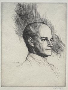 John Galsworth, 1920. by William Strang