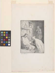 Adam ve Cadı (gravür) by William Strang
