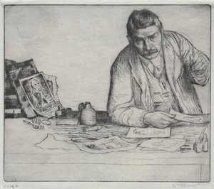 Otoportre - "Etcher" by William Strang