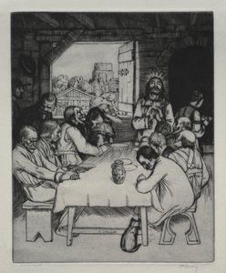 Son Akşam Yemeği, 1889. by William Strang
