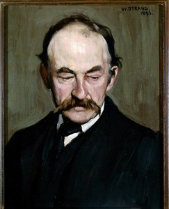 Thomas HARDY , Portre 1893 (panel üzerine yağlıboya) by William Strang