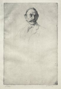 Thomas Hardy, No. 1, 1893. by William Strang