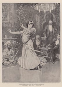 Şam'da Noel Arifesi (lito) by William T. Maud