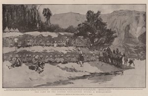 Bir Bombardıman Sırasında Gordon Highlanders Kampı