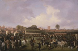 Lord Westminster'ın Kardinal Puff'ı, Sam Darling Up ile, Tradesman's Plate'i Kazanıyor, Chester by William Tasker