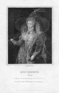 I. Elizabeth, İngiltere Kraliçesi, 1832.