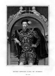 Henry Howard, Surrey Kontu, İngiliz aristokrat ve şair, 1829.
