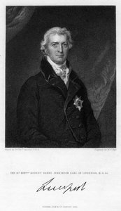 Robert Jenkinson, 2. Liverpool Kontu, İngiliz politikacı ve Başbakan, 1835.