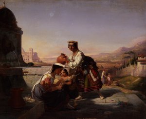 İtalyan Sahnesi, 1860. by William Tolman Carlton