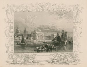 Greenwich Hastanesi, Londra by William Tombleson