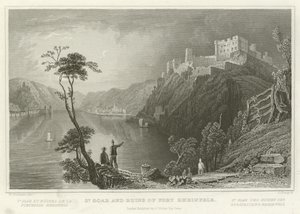 St Goar ve Fort Rheinfels kalıntıları