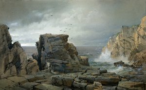 Kayalık Bir Sahil, 1877. by William Trost Richards