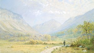 Frankonya Çentiği, New Hampshire, 1872. by William Trost Richards