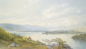 Squam Gölü ve Sandviç Dağları, 1872. by William Trost Richards
