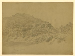 Manzara, Meiringen, İsviçre by William Trost Richards